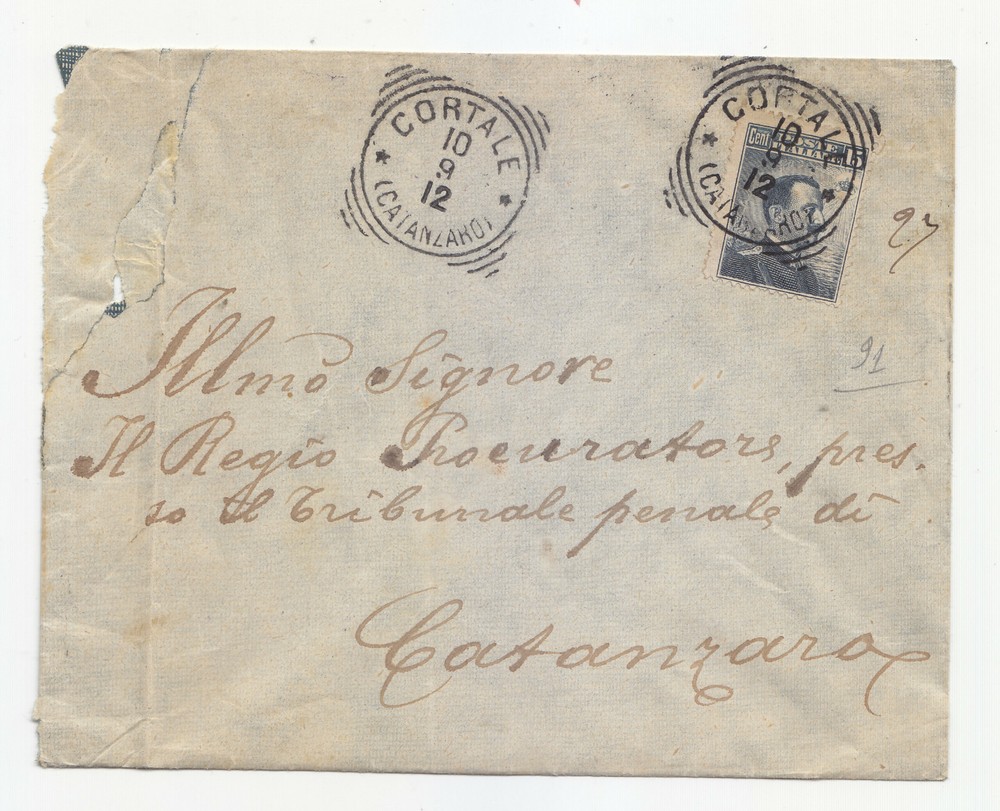 QQ237-Calabria-Cortale Round/Square Ring 1912