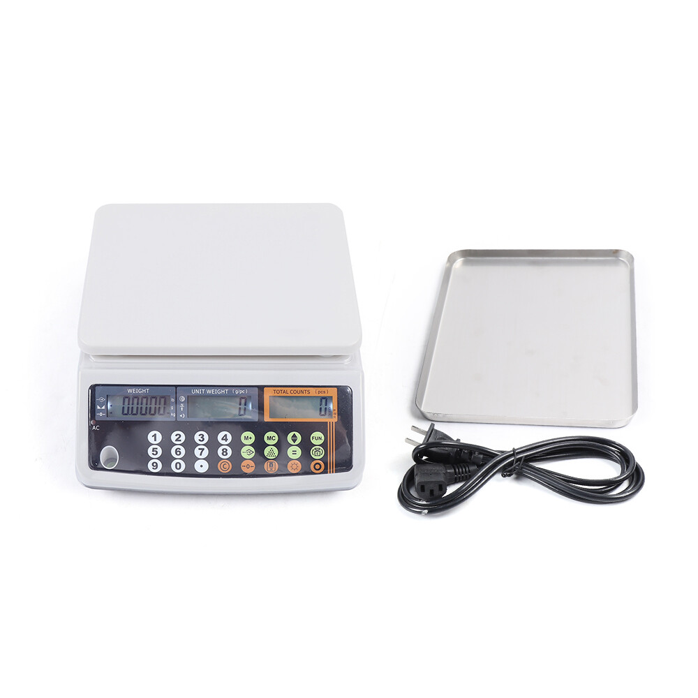 LCD Electronic Counting Scale Digital Computing Food Meat Price Weight Scale