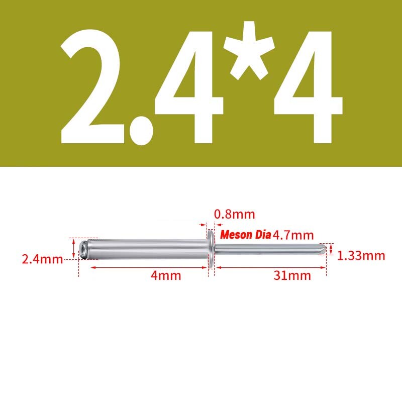 Pop Rivets All Aluminum Dome Head Blind Every Size Available Largest Assortment