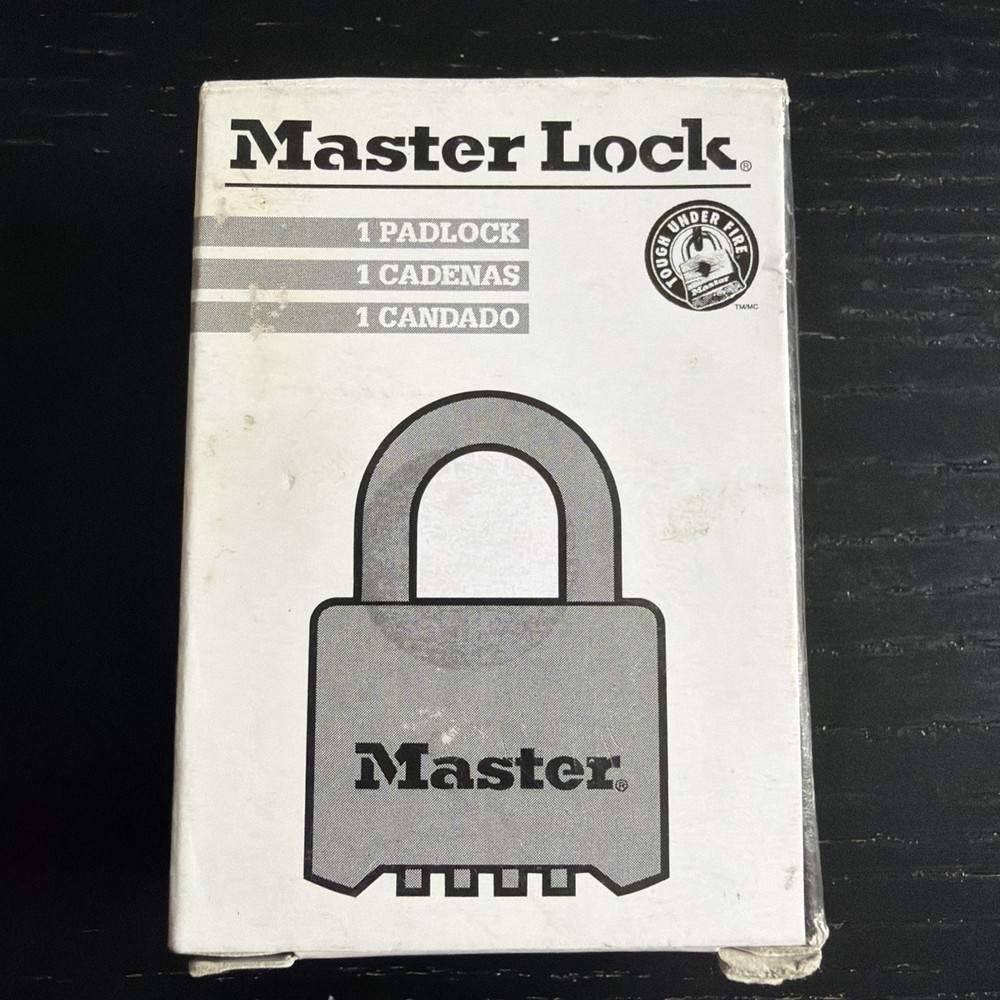 Master Lock 178 Set/Reset Combination Padlock Orange