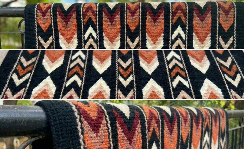 ranch show pad handmade Saddle Blanket 34×38 & Other Sizes