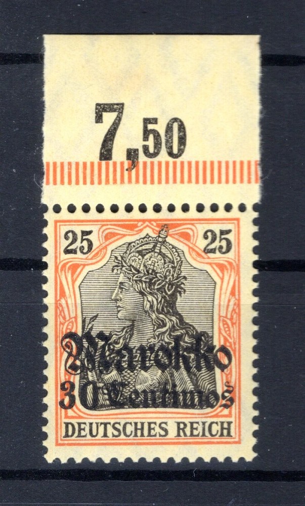 Morocco 50IPOR Upper Edge ** MNH Post Fresh (DA7572)