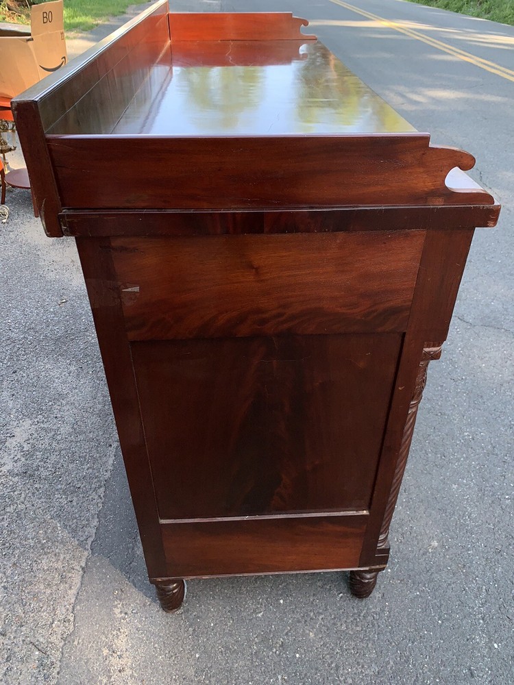 empire classical sideboard Circa 1825 NY Possibly Duncan Phyfe Mahogany