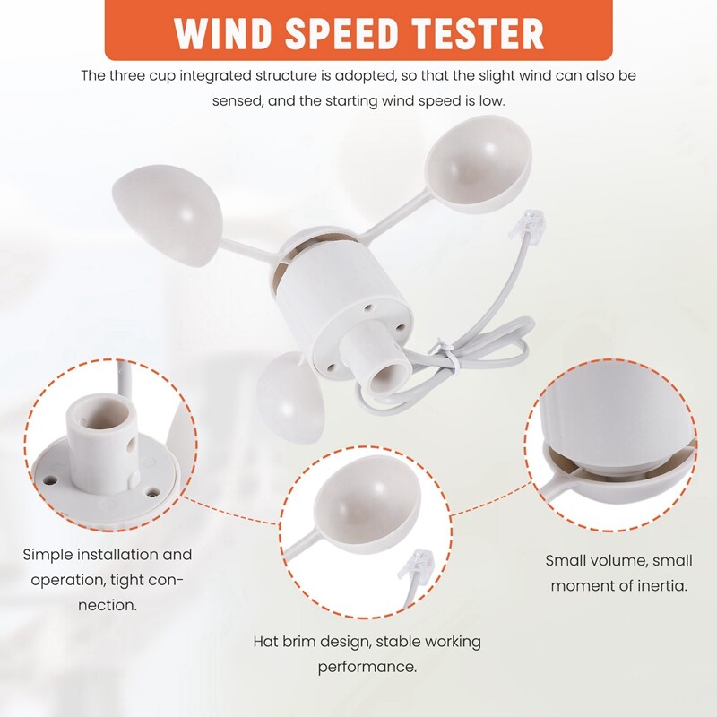 WH-SP-WS01 Anemometer Wind Speed Meter Wind Speed S E8S6-