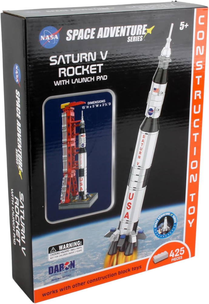 Space Adventures Series: Saturn V Rocket W/Launch Pad BP7001