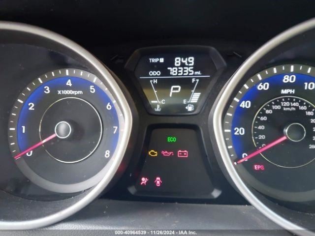 ELANTRA 2013 Transmission Shift 684485