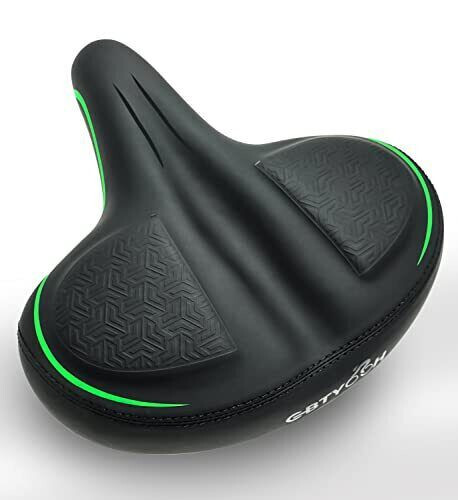 GBTYOOH Oversized Bicycle Saddle Seat with Memory Foam Padding