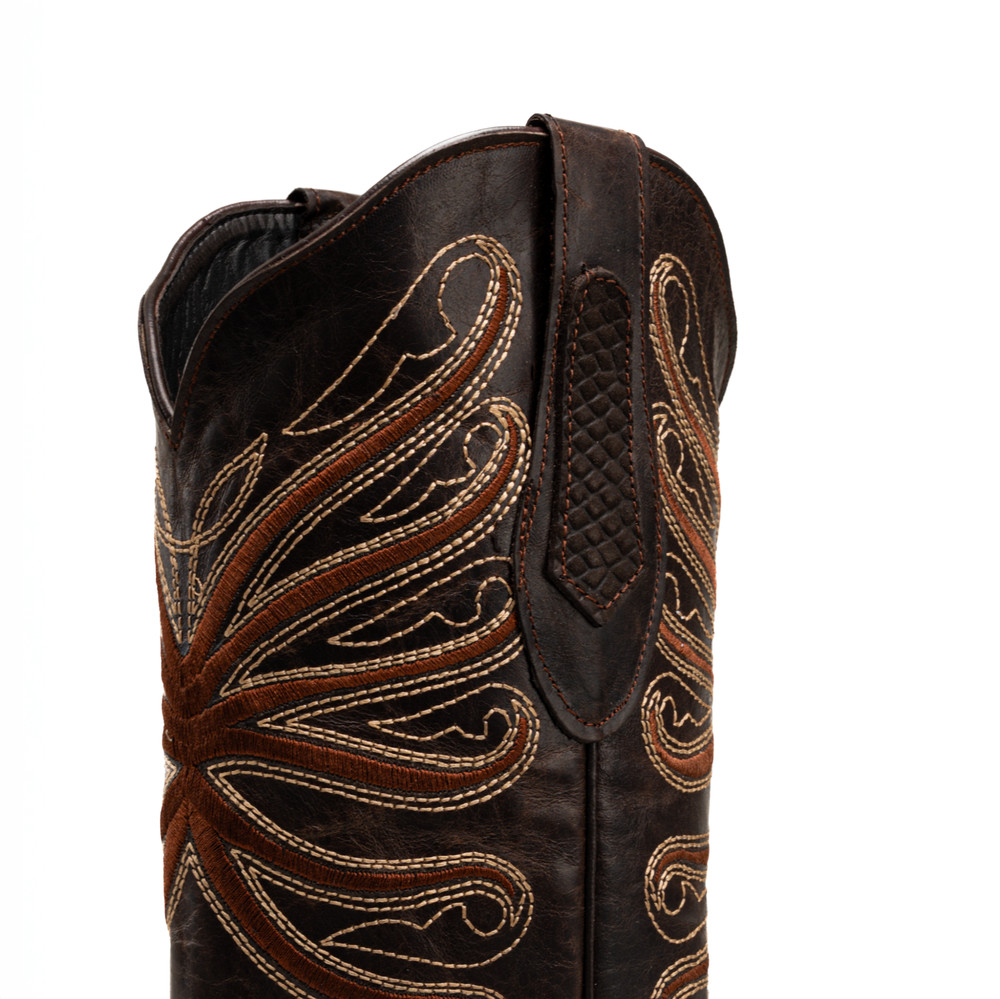 MEN'S VIPER PYTHON TRIBUTE LEATHER COWBOY BOOTS – HANDCRAFTED WESTERN RODEO BOOT