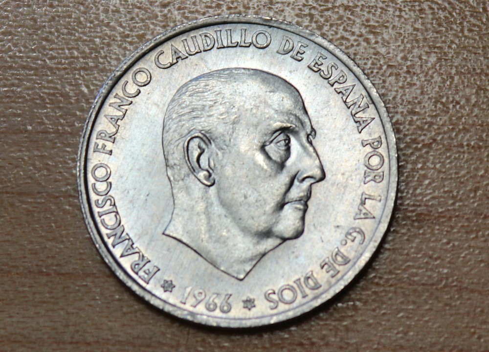 1966 71 Spain 50 Centimos