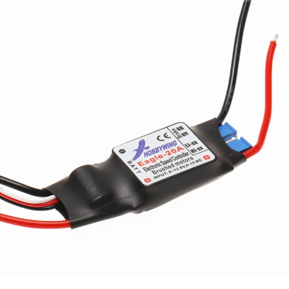 RC Airplane Plane Brushed Motor ESC for Hobbywing Eagle 20A Speed Controller