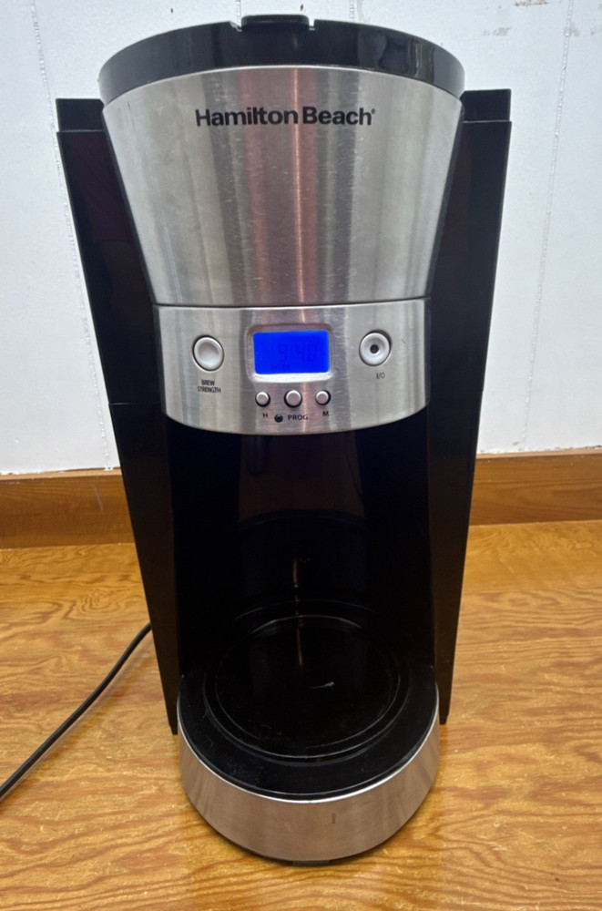 Hamilton Beach 10-Cup Programmable Coffee Maker Black Auto Shut-Off