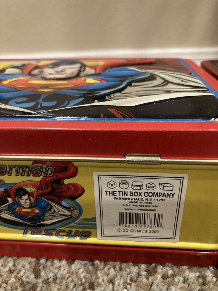 Superman Tin Lunchboxes