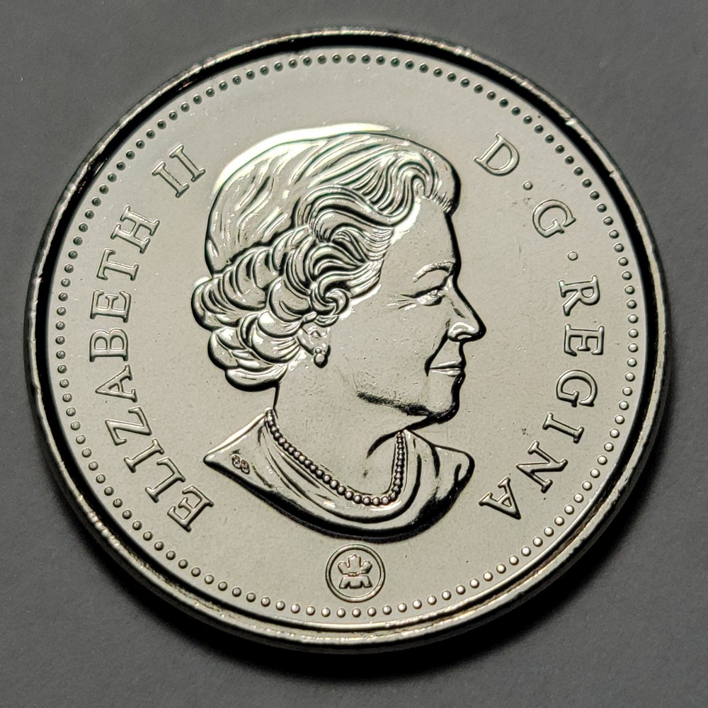 Rarer 2017 CANADA Beaver Uncirculated 5 Cent Nickel UNC