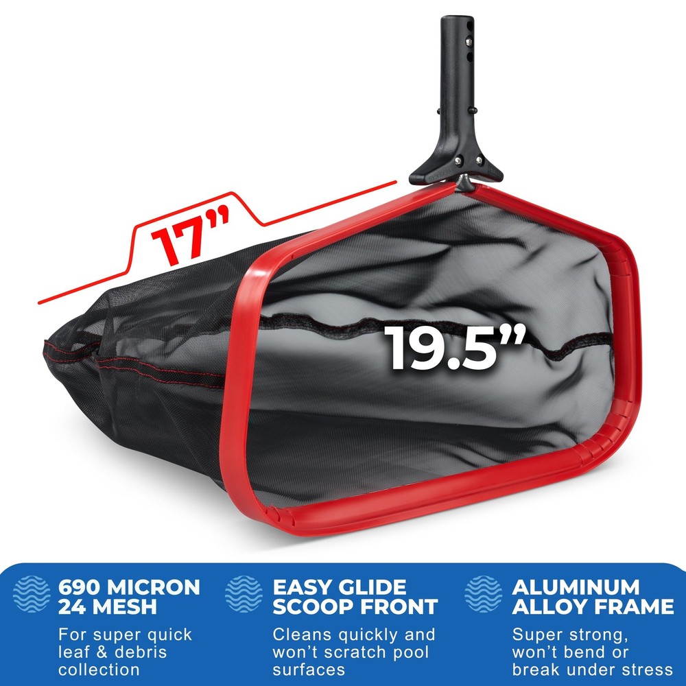 ProTuff 19.5" Fine Pool Net – 2 Year Unconditional Free Replacement –