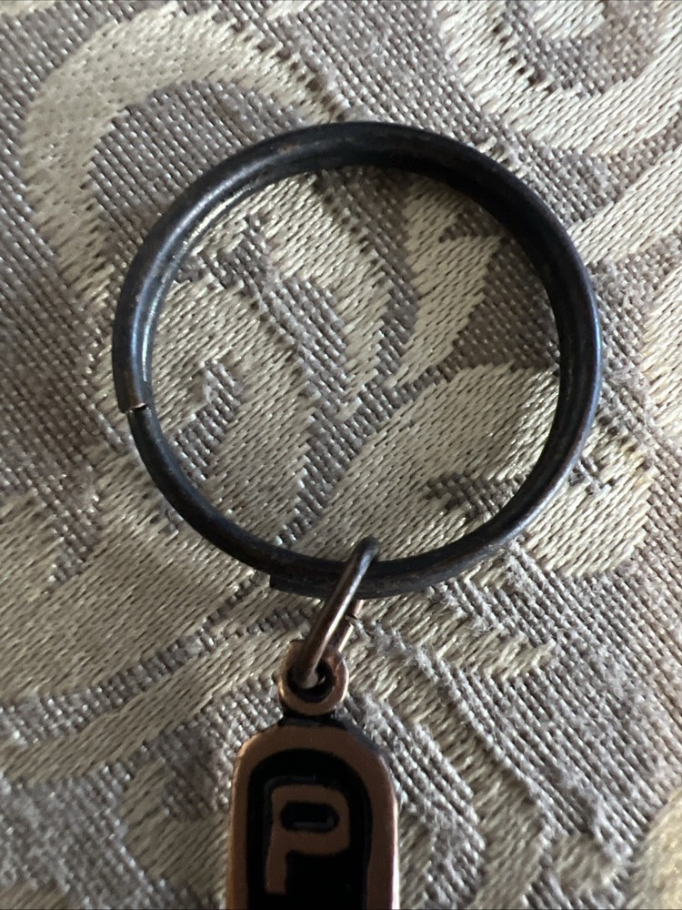 Vintage Peru Painted Keychain Llama