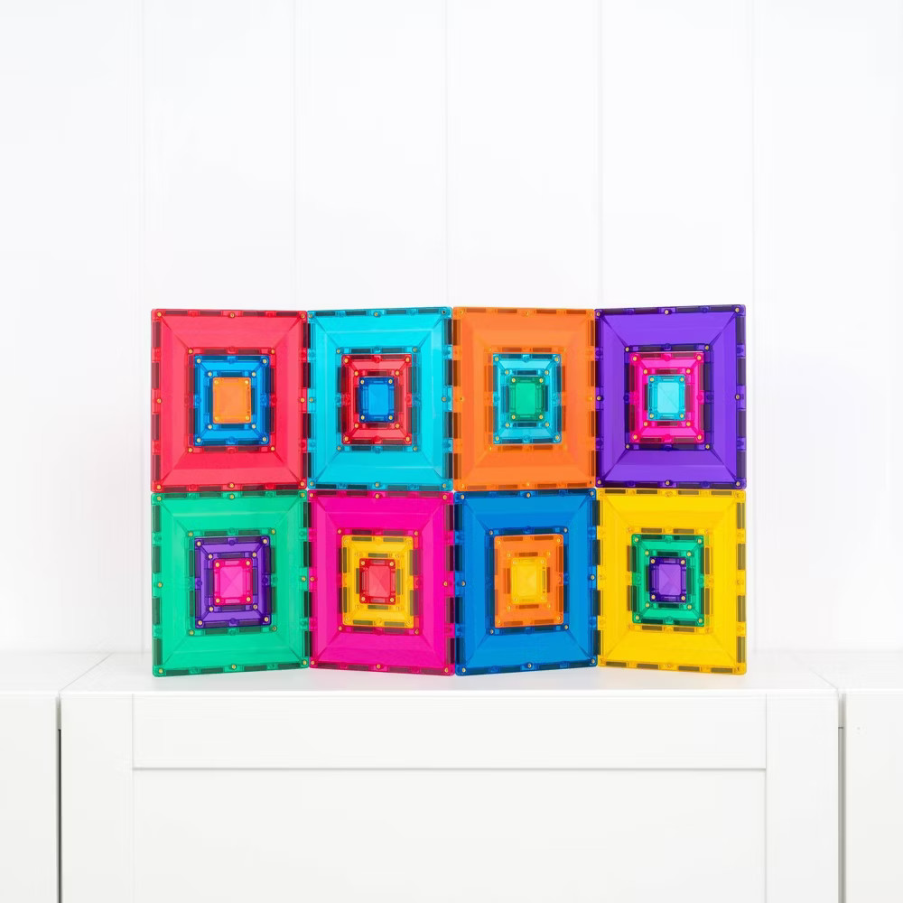 CONNETIX Magnetic Tiles Bright Portal Pack 48pc