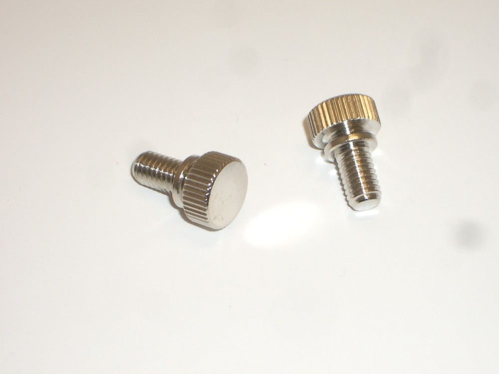 WORKMAN KN6X 6mm METAL REPLACEMENT RADIO SIDE SCREW KNOBS 2PC SET