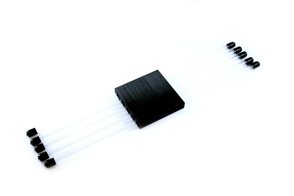 15 Inch Plastic Tubes - 5 or 10 pack with Optional Holder