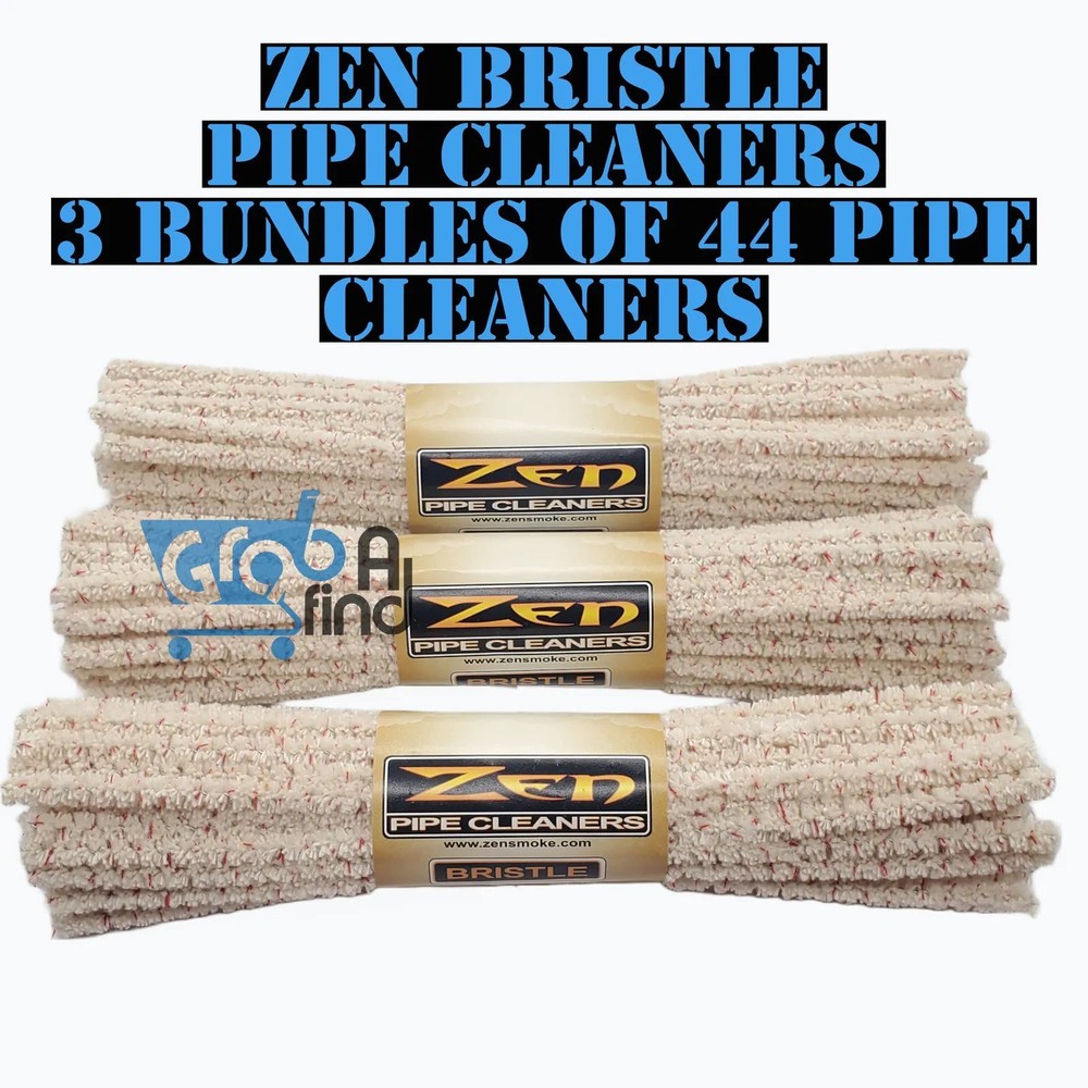 ZEN Bundles Pipe Cleaners Hard Bristle 3 Pack (44 per bundle/132 count)
