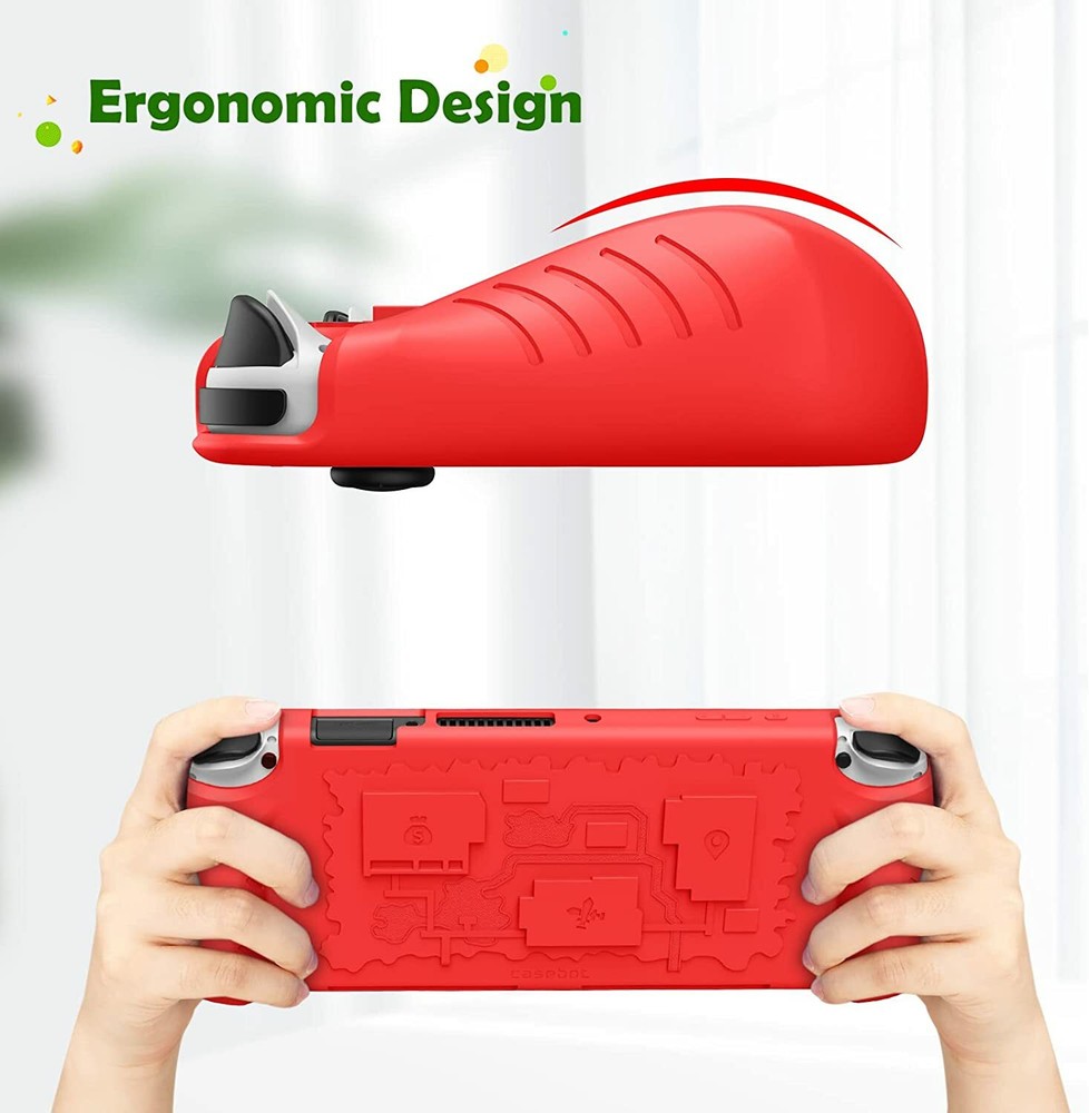 For Nintendo Switch OLED Model 2021 Case Soft Silicone Shock Proof Cover