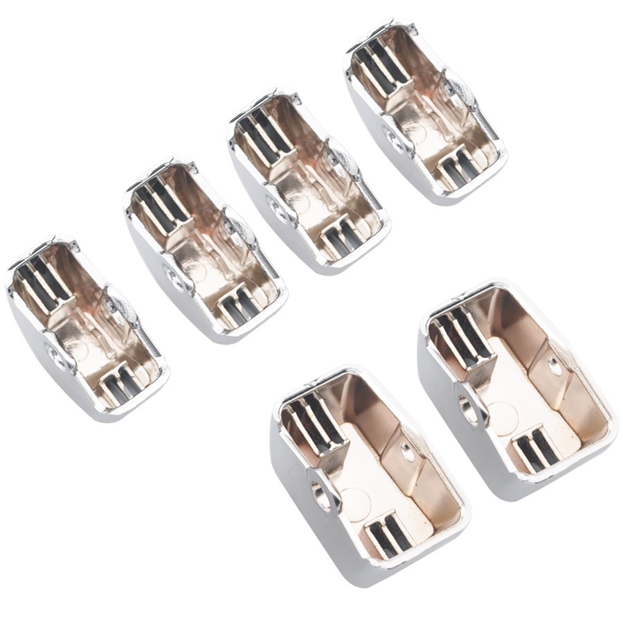 6x Motorcycle Handlebar Control Switch Buttons Covers Caps For Harley Softail