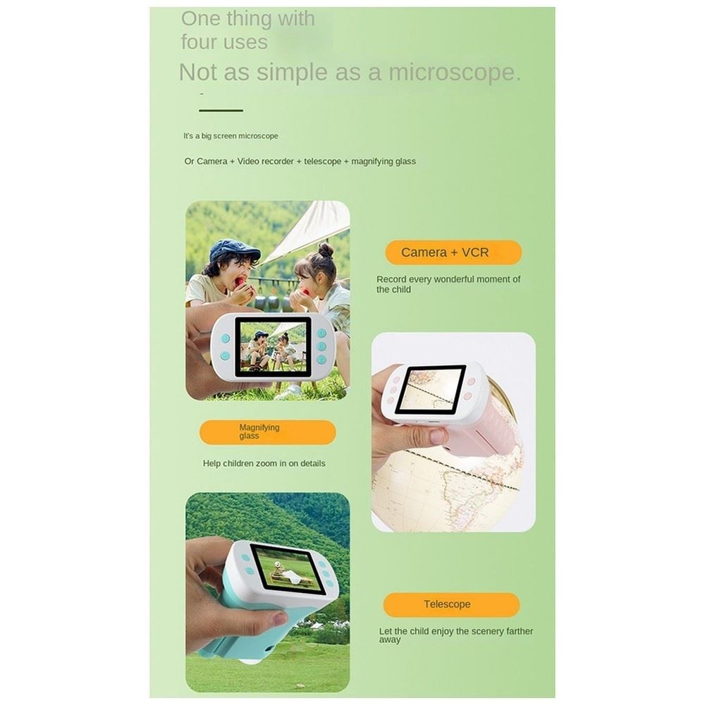 Kids Microscope Kids Digital Microscope Science Exploration Tool for