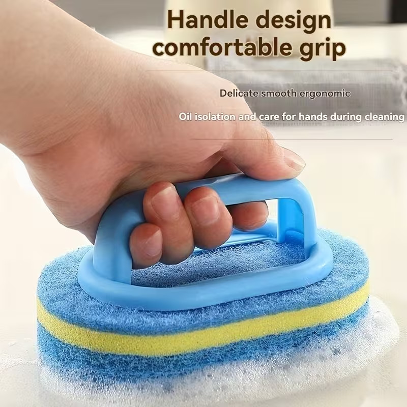 2× Magic Sponge Easy Cleaning Ceramic Tile Kitchen & Bathroom Surface Glass US