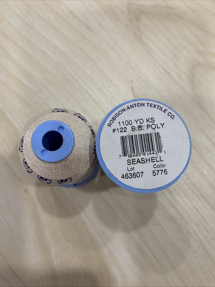 10 Spools of Robison- Anton Embroidery Thread, 1100 yards Polyester