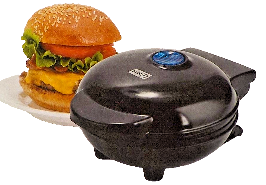 DASH Mini Maker Griddle 4 Inch Cooking Surface Non-Stick black