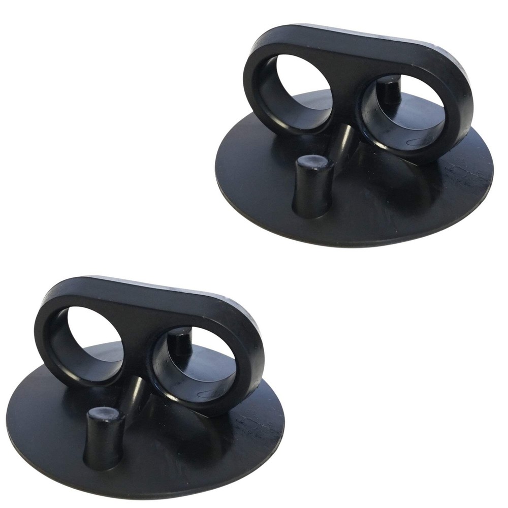 Magdeburg Hemisphere, Rubber, 8 cm, Pair