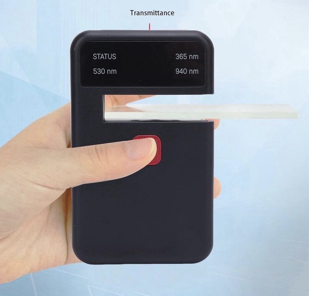 Handheld Light Transmittance Meter 750mah USB-C Rechargeable Light Meter