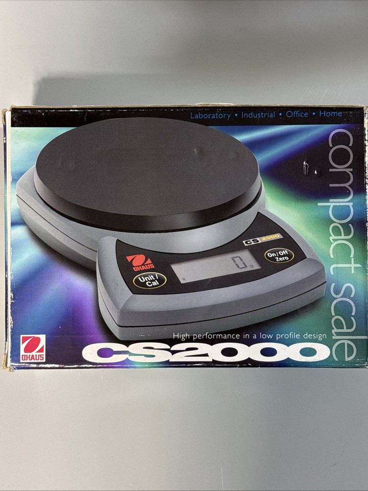 Brand New Ohaus CS-2000 Compact  Scale High Performance Low Profile CS2000-0W0