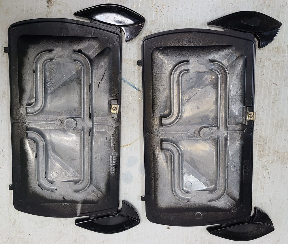 VillaWare InterBake3 Multi Baker 4-Square Replacement OEM Sandwich Iron Plates