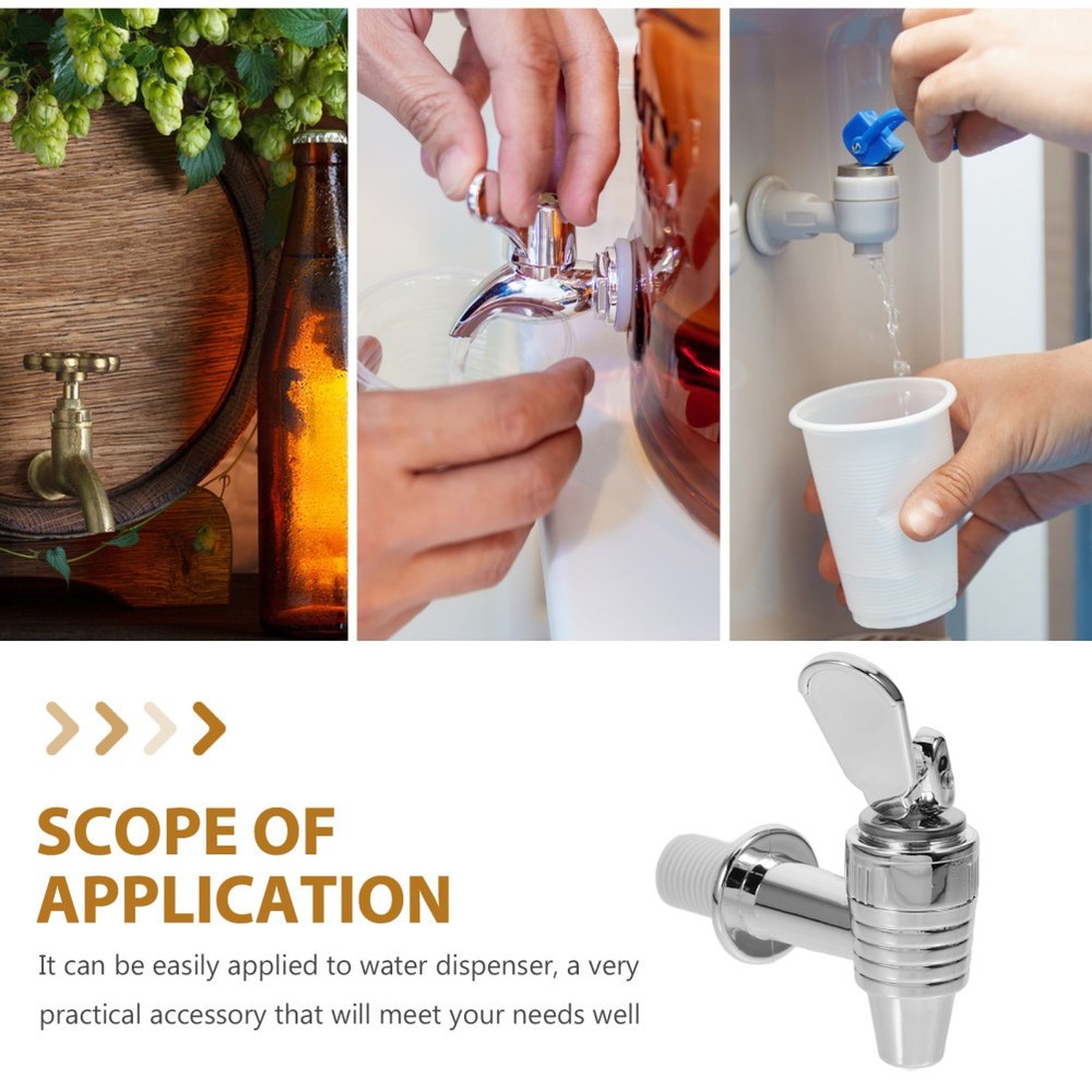 2 Pcs Multi-function Bucket Spigot Beverage Dispenser Replacement Water