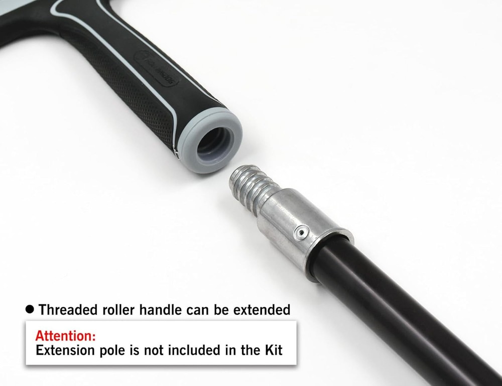 Long drywall taping knife for smoothing