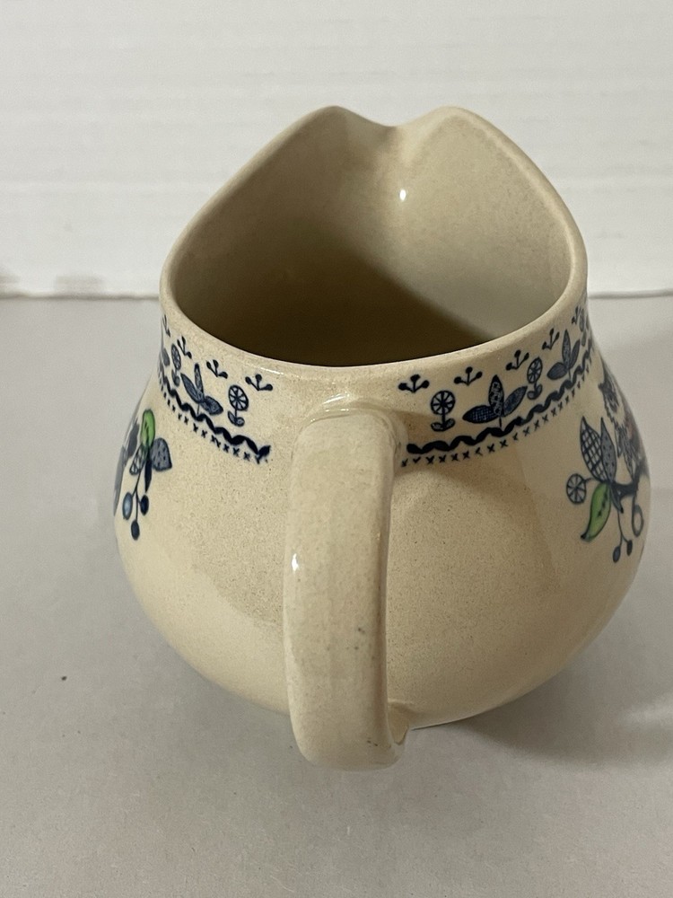 VTG JOHNSON BROS SUGAR &SPICE Creamer Owl Pattern Made England