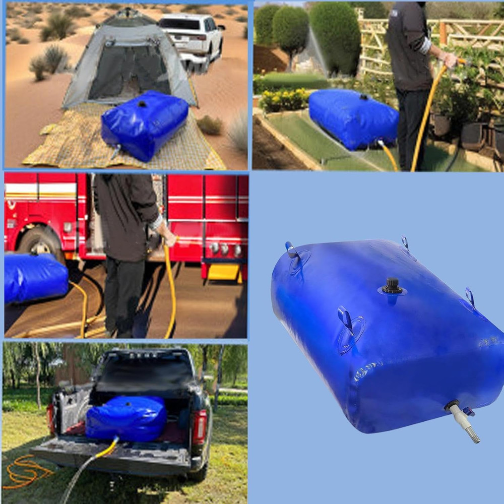 Water Storage Bladder Containers, Portable Large Capacity Foldable Water Bladder