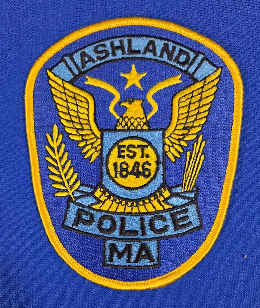 Ashland Massachusetts Police patch NEW
