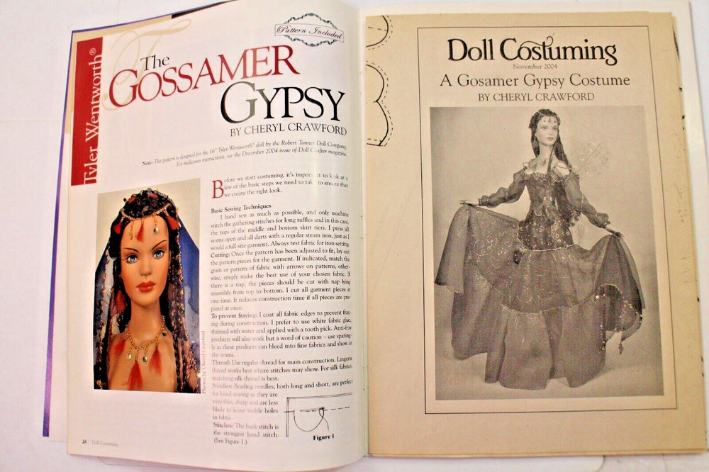 Doll Costuming with Patterns November 2004