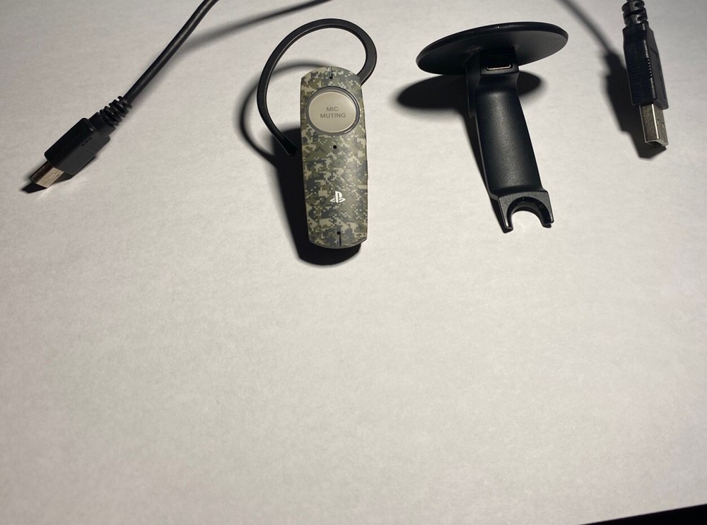 PS3 Green Camo Head Set