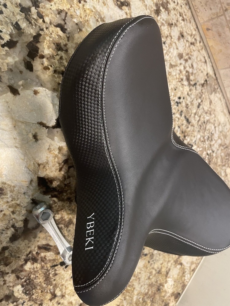 Namucuo Oversized Comfortable Replacement Bicycle Seat - New Black Saddle Type