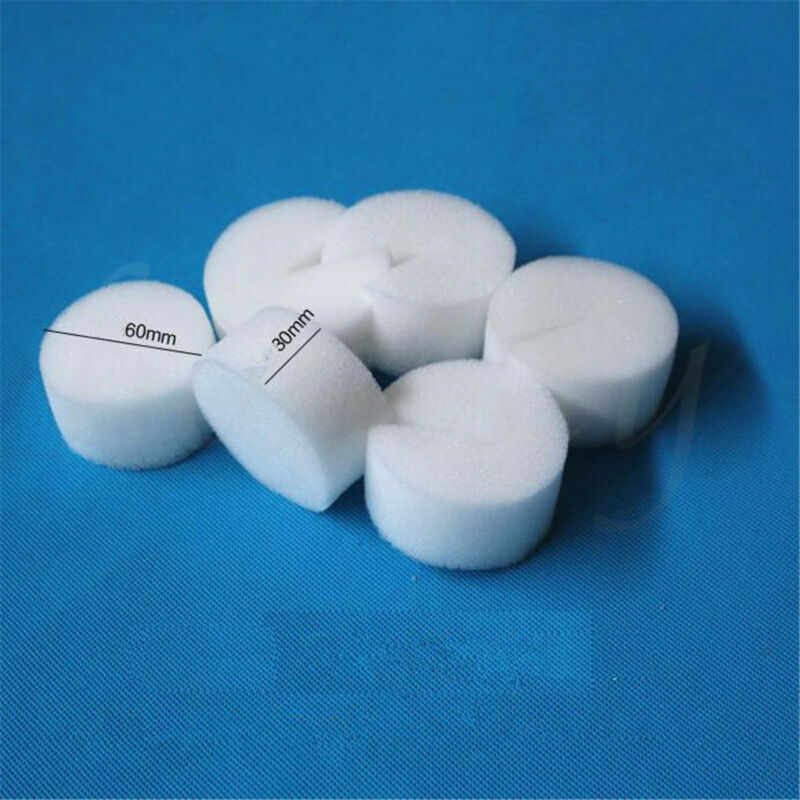 100pcs White Clone Cloning Collar Sponge Insert Hydroponic Root Guard Mesh Pot