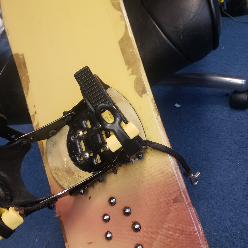 Snowjam Snowboard 138 cm Junior Yellow Mountain + Bindings