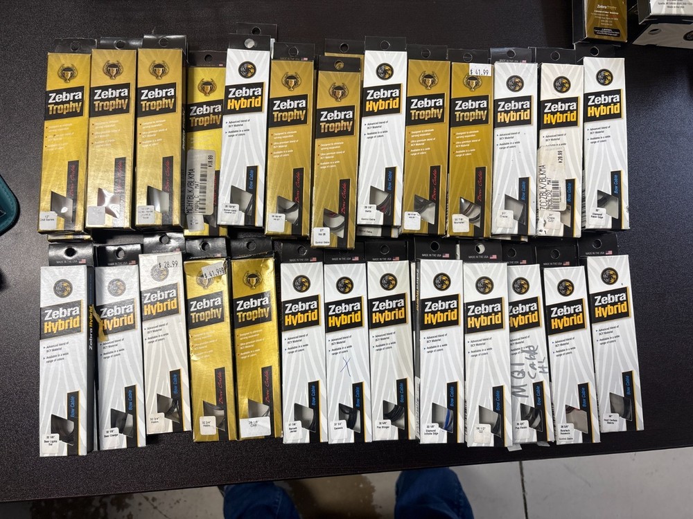 Zebra Trophy & Zebra Hybrid  Bow Strings - Various Options
