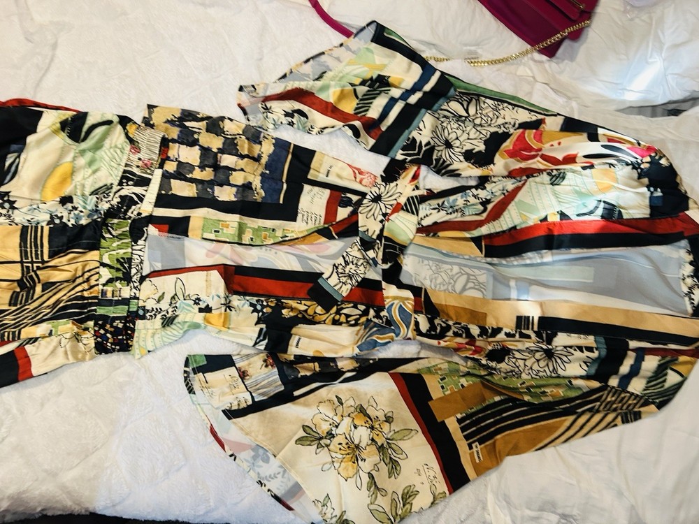 Stylish Two-Piece Set with Intricate MixedPrints