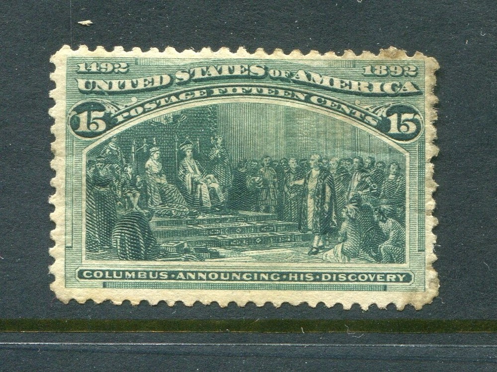US #238 15 Cent Columbian [Mint Hinged]