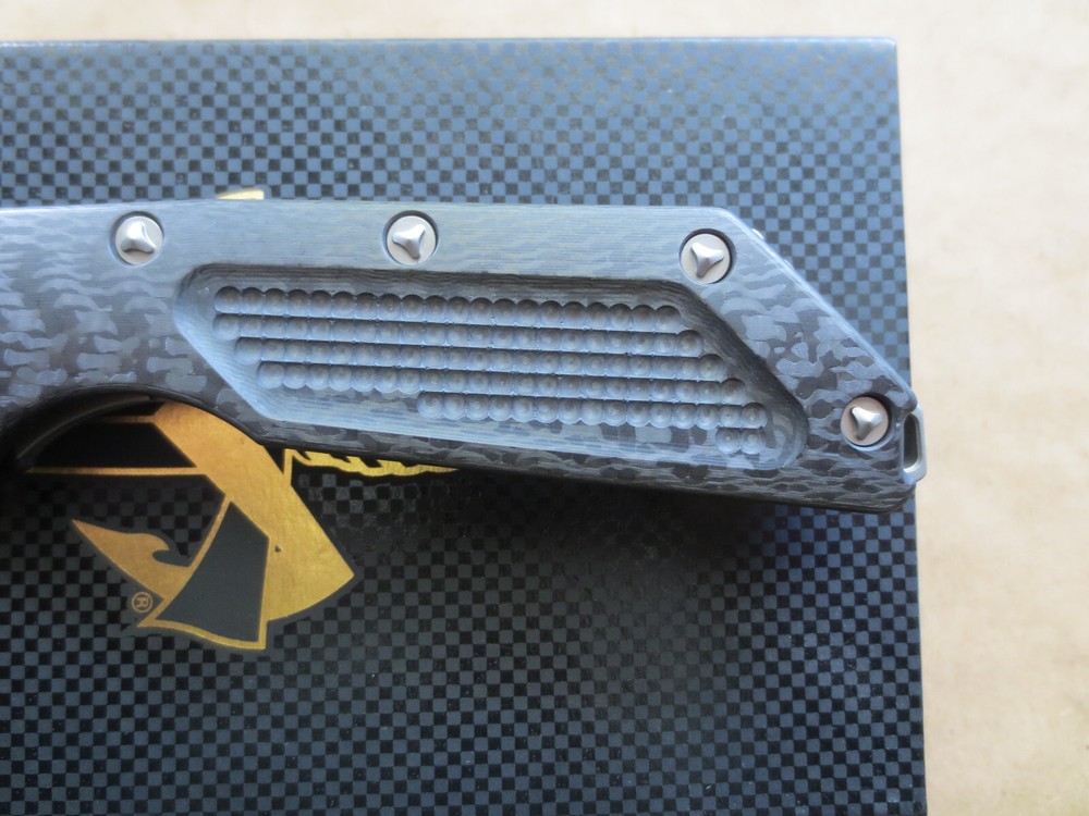 Marfione Custom DOC Folding Knife Carbon Fiber 2015