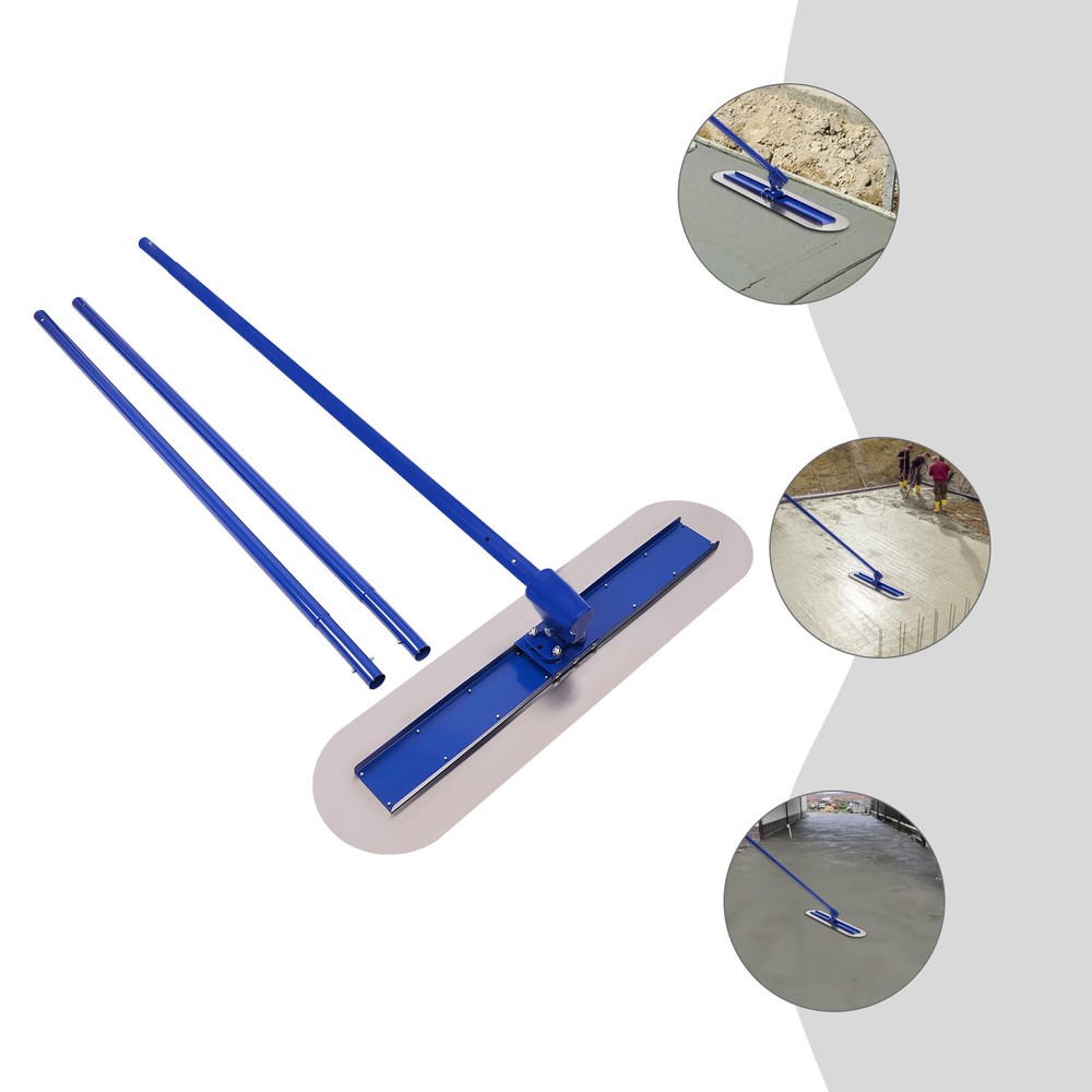 Bull Float Concrete Float 48 x 12 Concrete Tool Trowel 3 Handle 1.8M Finish Tool