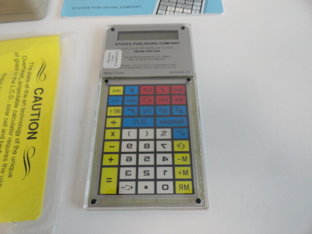 Lot of 5 The Educator Basic and Intermediate Overhead Calculator