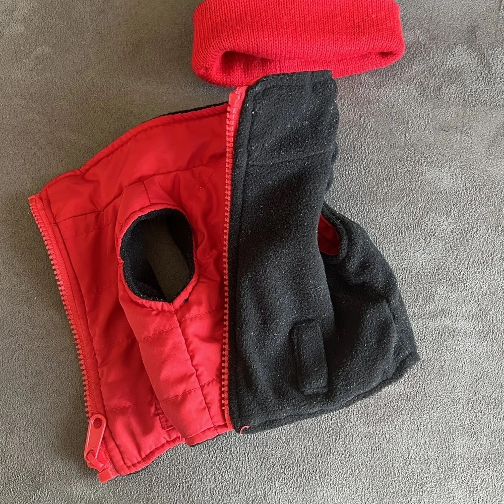 Reversible Jacket Coat Hat No Tags Fits 14-17” Stuffies Or Dolls